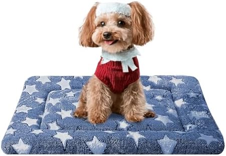 Dog Bed Mat - Dog Crate Pad - Reversible Mat by FogkissComfyPawsHome