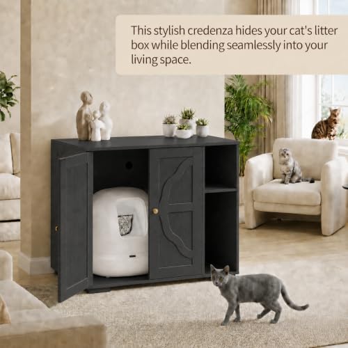 Garvee Cat Litter Box Enclosure, Large Cat House - Image 5