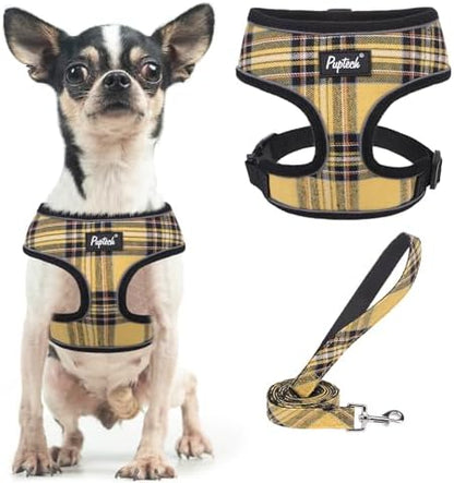 PUPTECK Small Dog Harness and Leash Set No Pull by PUPTECK