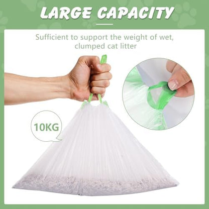140 Cat Litter Box Liners For Meowant Mw-Sc01/Sc02/Sc09, Drawstring - Image 3