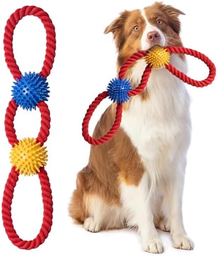 Aitmexcn Dog Rope Toy, Tough Tug of War Toy by Aitmexcn