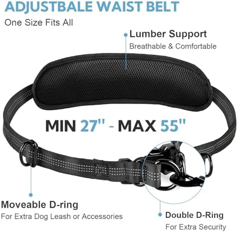 Hands Free Dog Leash for Two Dogs Walking - Image 2