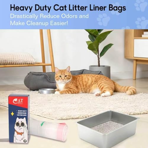 5-mil Thick Drawstring Cat Litter Box Liners, 36x19 Inch 20 Count - Image 5