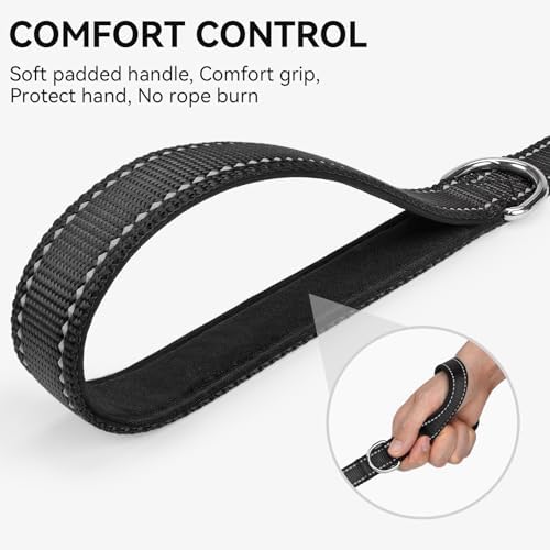 Joytale Reflective Dog Leash for Medium & Large Dogs, 6 FT x 1" - Image 3