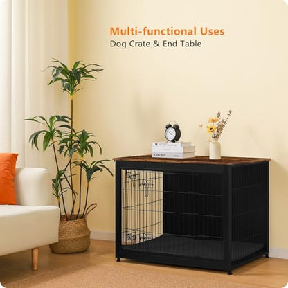 DWANTON 38.5" XL Dog Crate Furniture - Image 7