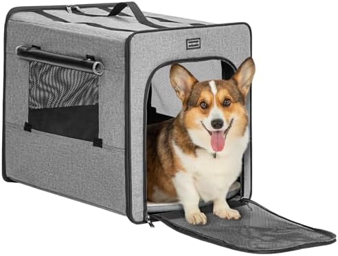 PETSFIT Travel Dog Crate, Soft Sided Dog Crate by Petsfit