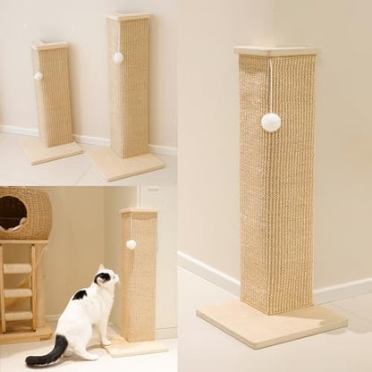 PETKARAY Couch Corner Cat Scratcher, Sisal Scratch Pad - Image 7