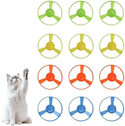 Andiker 12 PCS Cat Fetch Toy Refills, Colorful Interactive Kitten Toy by Andiker-ServingforYou