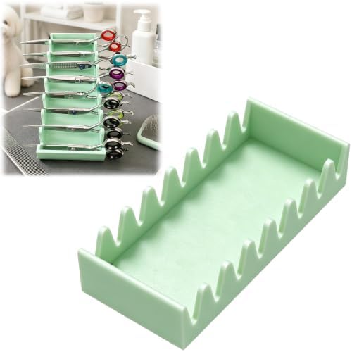 Pet Grooming Scissor Holder, Holds 8 Shears, Shear Organizer Rack by Unknown