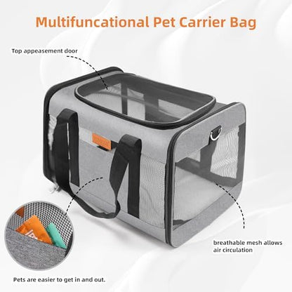 YUNIQUE Soft-Sided Cat & Dog Carrier - Image 6