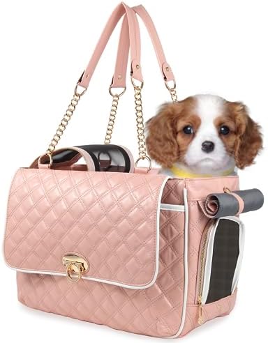 Pink Puppy Dog Cat Purse Carrier by BETOPHOUSE