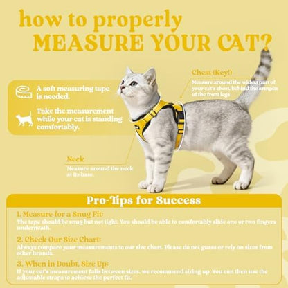 rabbitgoo Cat Harness and Leash Set, Escape Proof Vest - Image 2