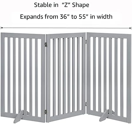 unipaws 36”H Free Standing Pet Gate - Image 5