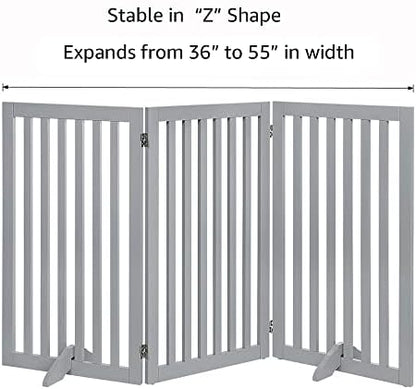 unipaws 36”H Free Standing Pet Gate - Image 5