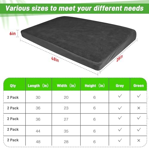 Dog Bed Covers Replacement Washable 100% Waterproof Soft Dog Bed Sheet Black 2 - Image 6