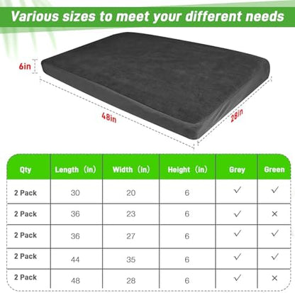 Dog Bed Covers Replacement Washable 100% Waterproof Soft Dog Bed Sheet Black 2 - Image 6