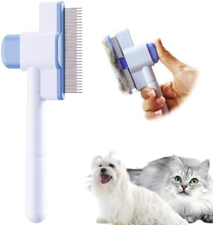 Cat Comb Pet Comb Self Cleaning Upgraded Cat Brush by JPTECYCATSUPPLIES