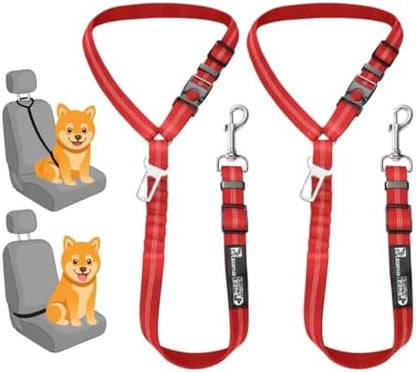 Comfortable Dog Seat Belt Harness by PETZANA