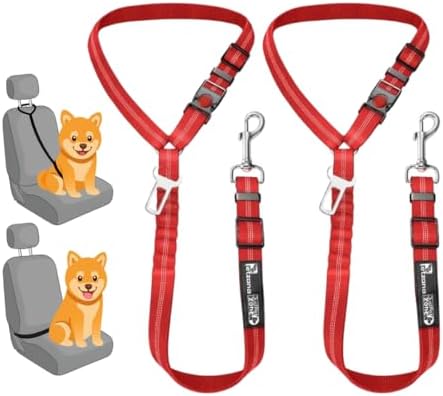 Comfortable Dog Seat Belt Harness by PETZANA