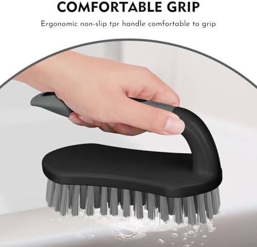 SetSail Scrub Brush, Stiff Bristle Cleaning Scrubber, 4 Pack - Image 3