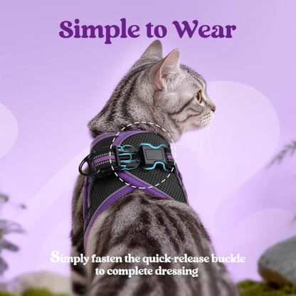 rabbitgoo Cat Harness and Leash Set, Step-in Soft Vest - Image 4