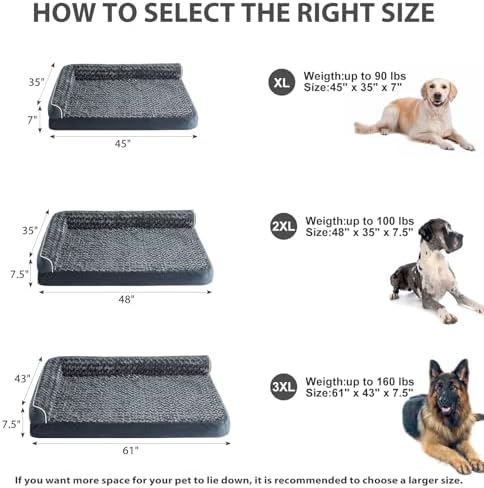 BFPETHOME Orthopedic Washable Dog Bed, Sleeping Couch - Image 5