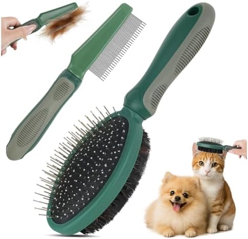 2PCS Pet Grooming Brush and Deshedding Comb Tools by Unknown