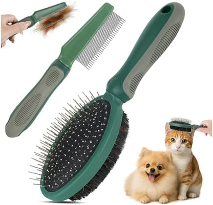 2PCS Pet Grooming Brush and Deshedding Comb Tools by Unknown