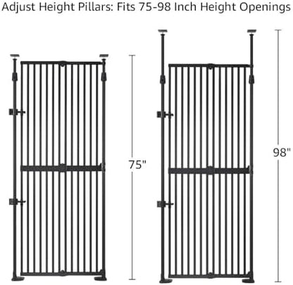 unipaws 75" High Extra Tall Cat Safety Gate - Image 7