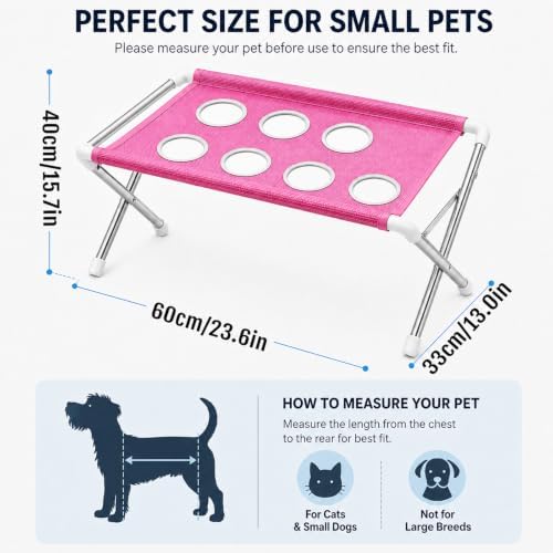 Dog Grooming Hammock, Foldable Pet Grooming Stand - Image 2