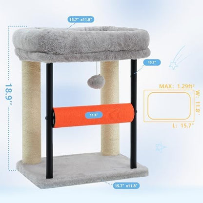 Hey-brother Cat Tree, Sturdy Tower - Image 3