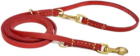 Guiding Star 8ft Leather Dog Leash by GuidingStar