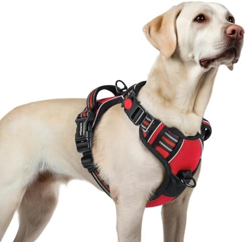 rabbitgoo Dog Harness for Large, Updated Easy On & Off by rabbitgoo