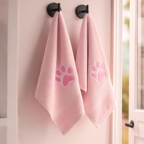 SmoothNovelty 2 Pcs Dog Paw Hand Towels - Image 5