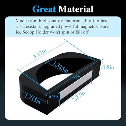1 Pc Upgrade Powerful Magnetic Ice Scoop Holder, Adjustable Multi-Angle - Image 6