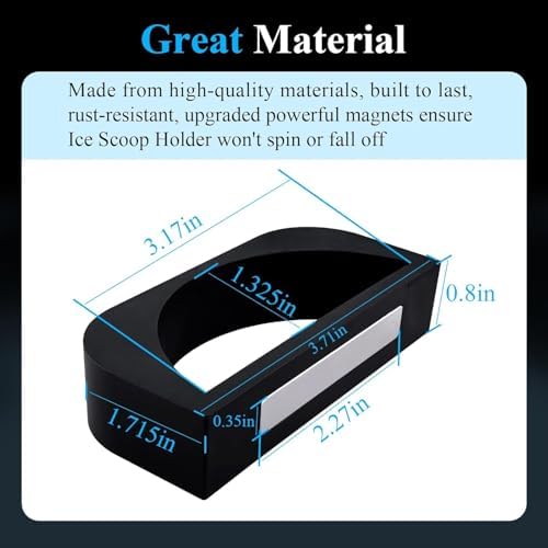 2 Pcs Upgrade Powerful Magnetic Ice Scoop Holder, Adjustable Multi-Angle - Image 6