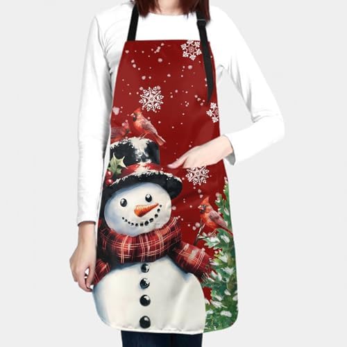 Sweetshow Cute Dog Apron with 2 Pockets and Adjustable Neck Waterproof Kitchen - Image 3