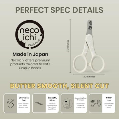 Necoichi Purrcision Stainless Steel Cat Nail Clipper, Made in Japan - Image 2