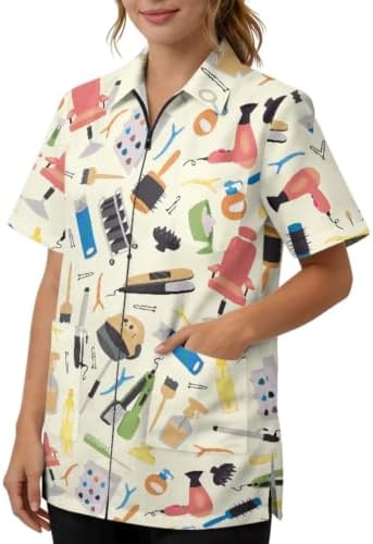 Funny Print Barber Jackets & Smocks by Hdjxbdhsv