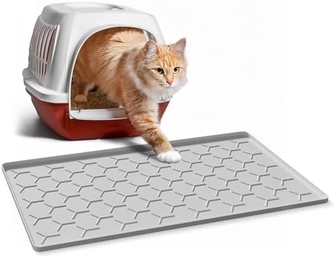Garoopion Silicone Cat Litter Mat 24×16 inch by Garoopion