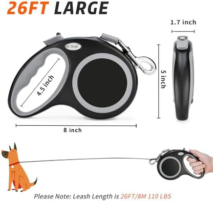 Retractable Dog Leash 26 FT Tape - Image 3