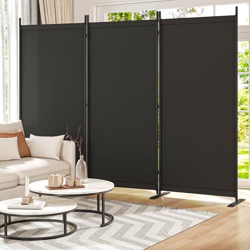 Room Divider 6FT Folding Privacy Screen by Yettsoy