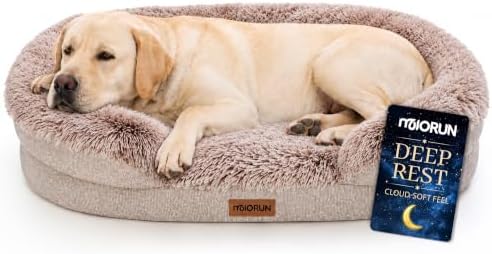 Miorun Fluffy Orthopedic Dog Beds Large Sized Dog by Miorun