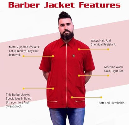 King Midas Professional Barber Jacket - Image 3