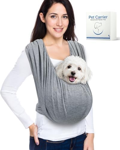 Dog Sling Carrier for Small Pet, Hands Free Front Backpack by Unknown