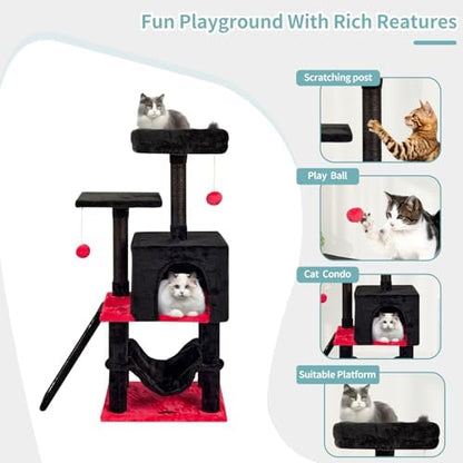 Gothic Cut Cat Tree Cat Tower Condo - Image 3
