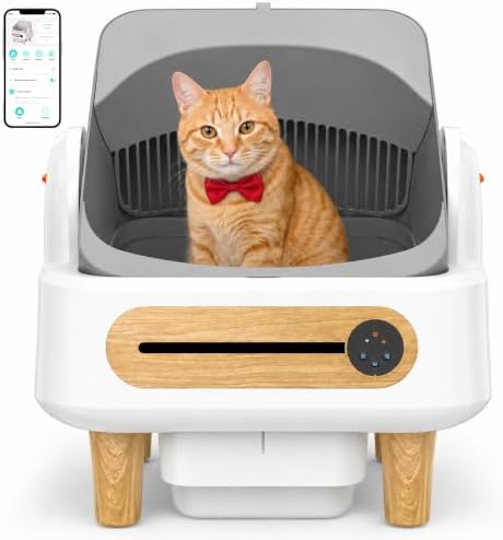 Self Cleaning Litter Box, Automatic Cat Litter Box, App Control by RPZ