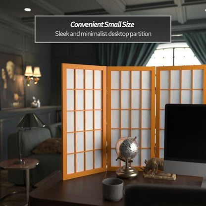2 ft. Short Desktop Window Pane Shoji Screen - Image 2