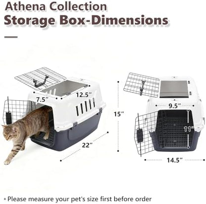 Athena Collection 22" Hard-Sided Travel Pet Carrier - Image 2