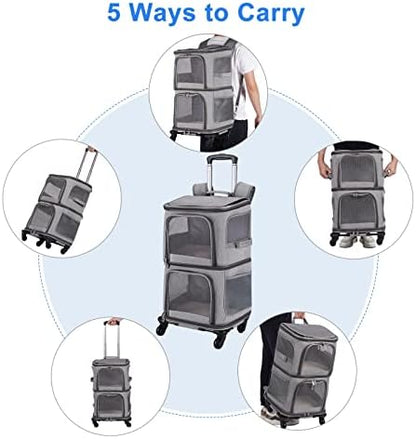 Double Pet Carrier Backpack - Image 4